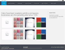 Tablet Screenshot of calcopaper.co.uk